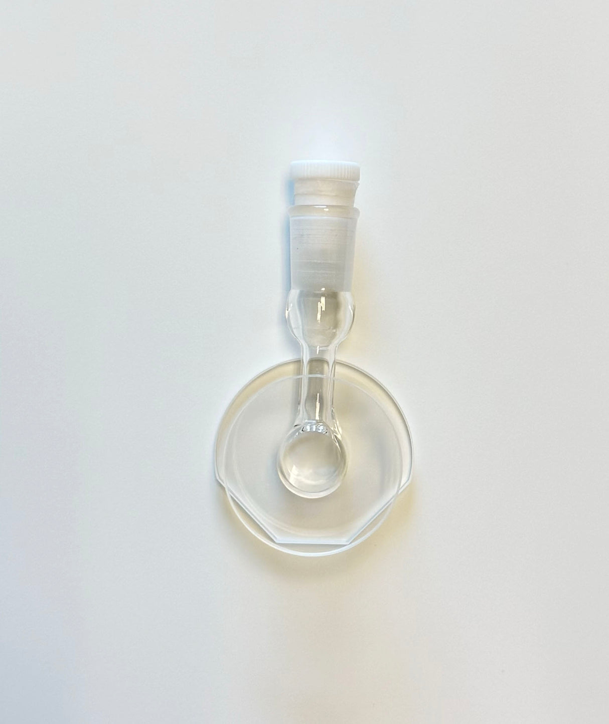 Cylindrical glass cell with PTFE stopper, 10 (L) x 10.5 (ID) mm