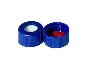 Open Top Screw Cap w/PTFE/Silicone Septa (Pre-Slit), 100 pcs./set, 9-425