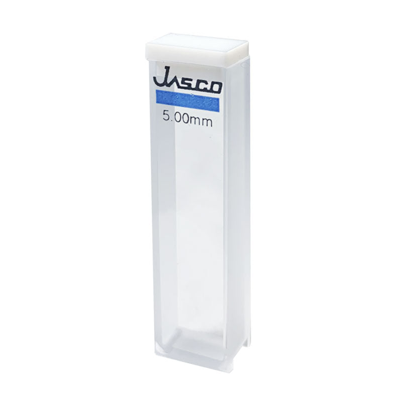 Rectangular quartz cell with lid, 5 (L) x 10 (W) mm