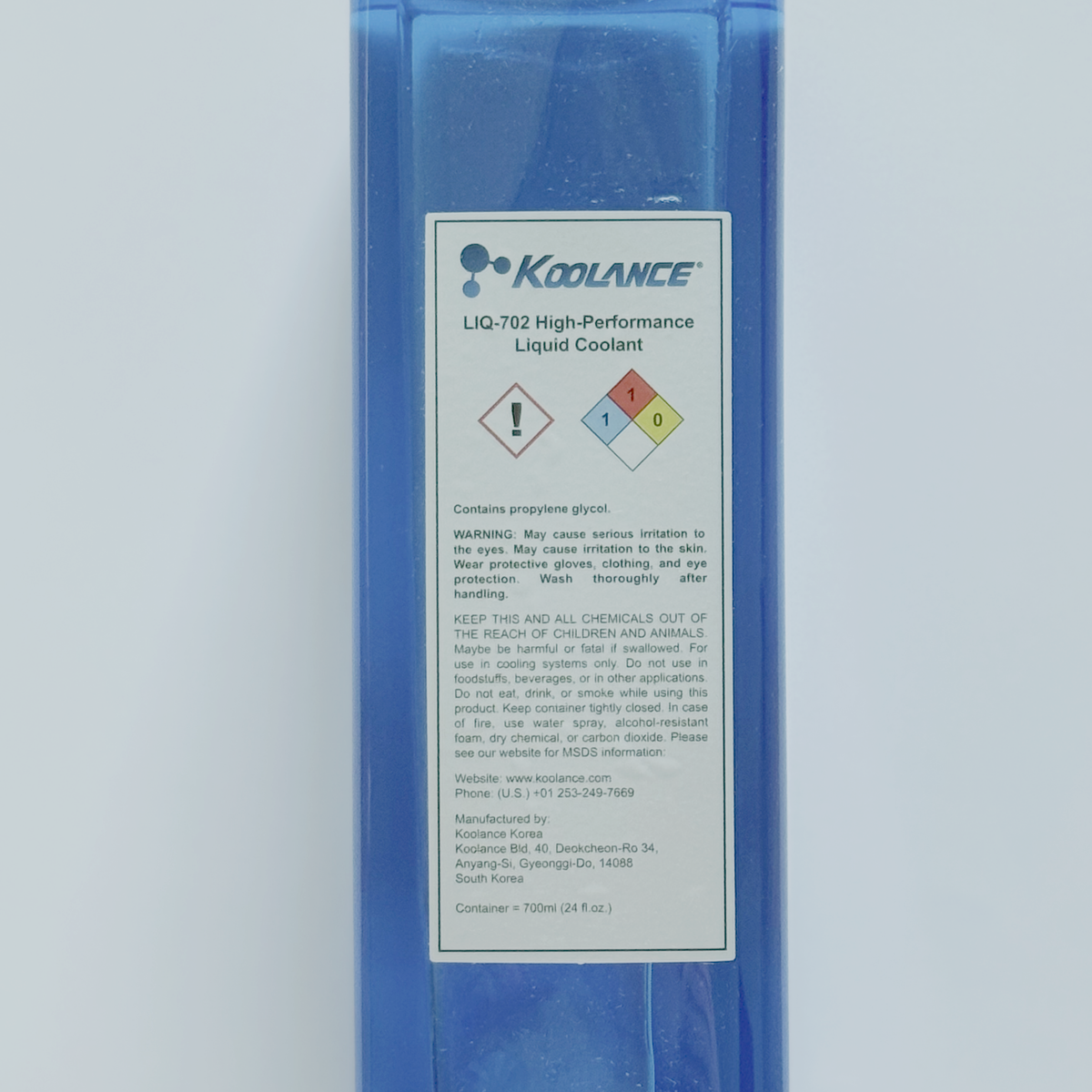 Koolance Liquid Coolant 700mL (UV Blue) – JASCO Incorporated