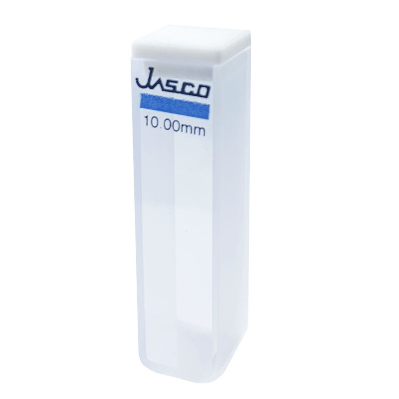 Rectangular quartz cell with lid, 10 (L) x 10 (W) mm